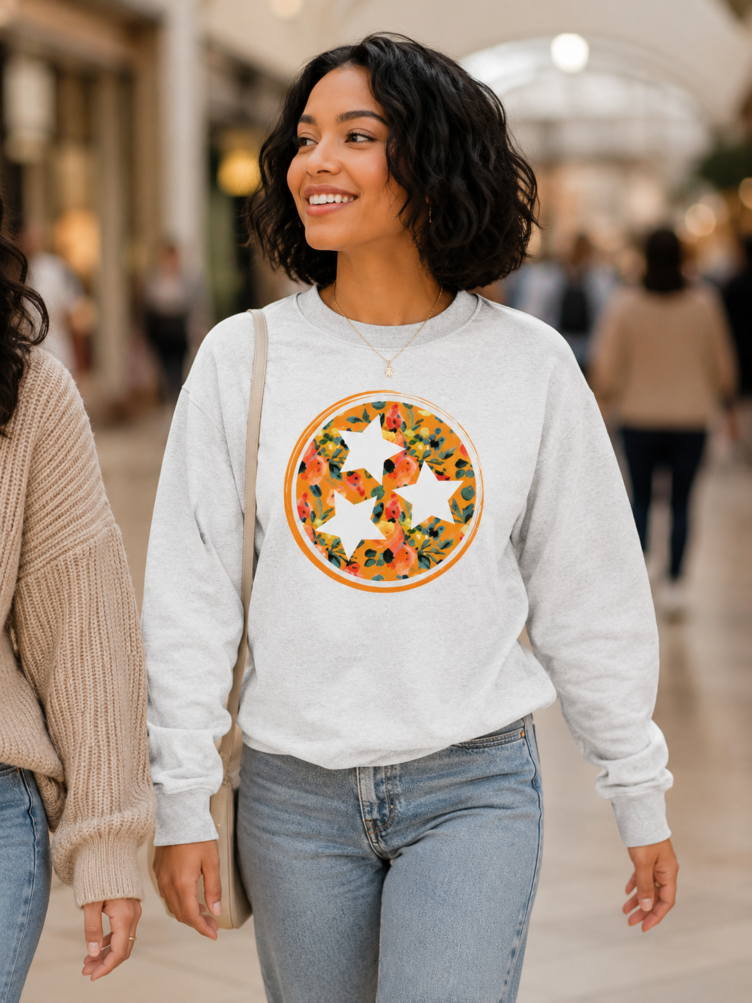 Blooming Tennessee Tri-star Sweatshirt