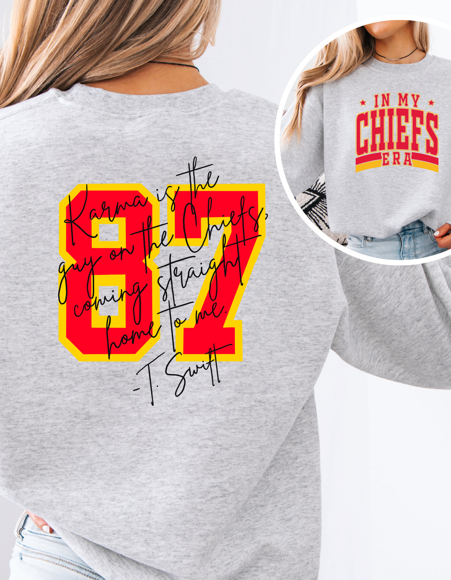 Karma is the Guy on the Chiefs Sweatshirt