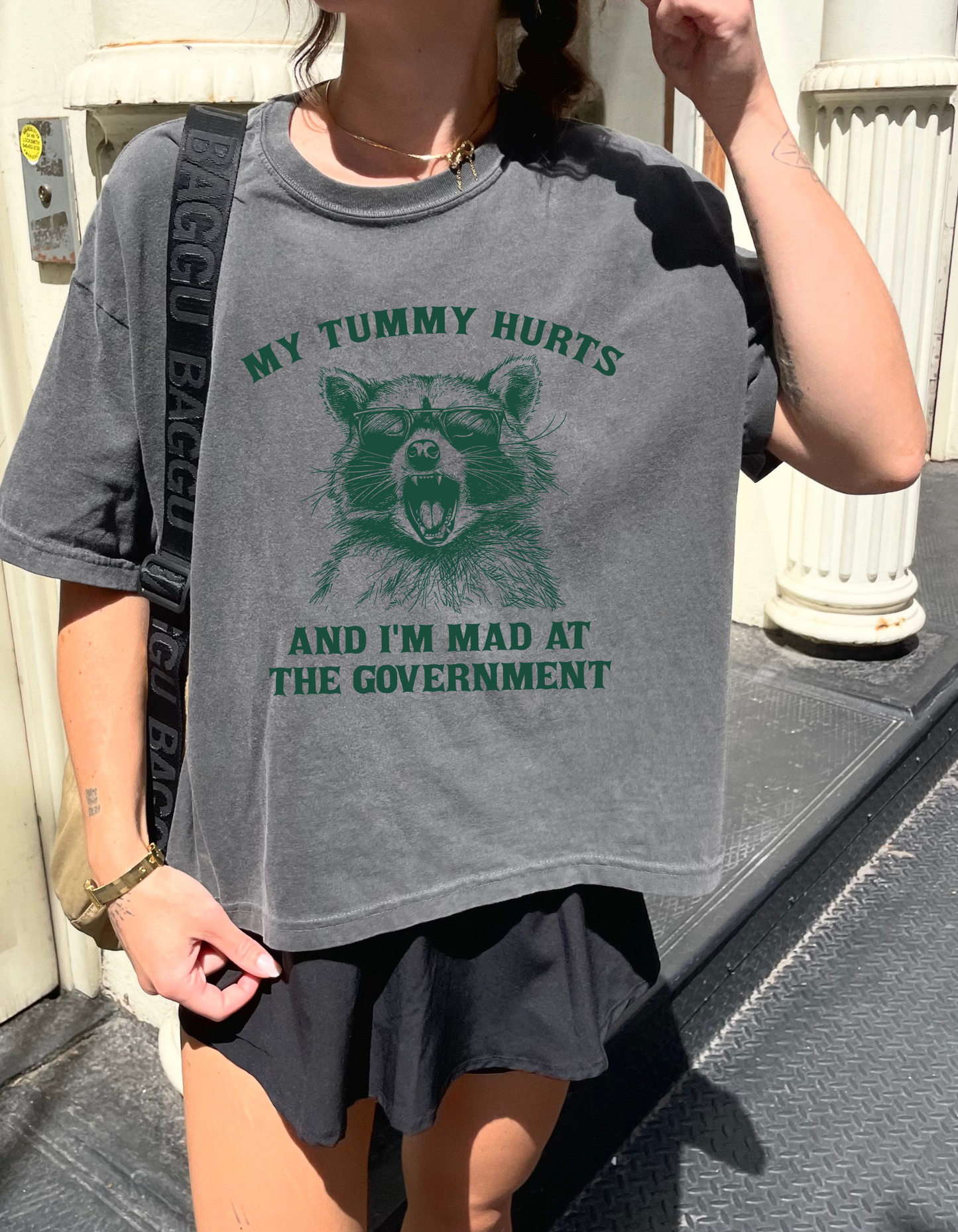 My Tummy Hurts Crop Tee