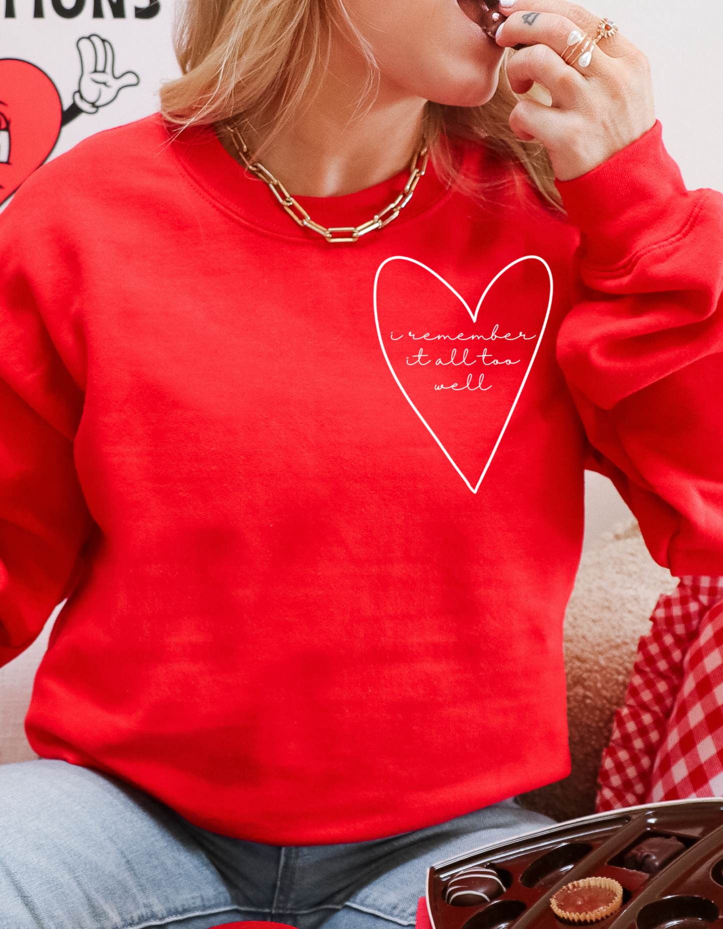 All Too Well Heart Sweatshirt