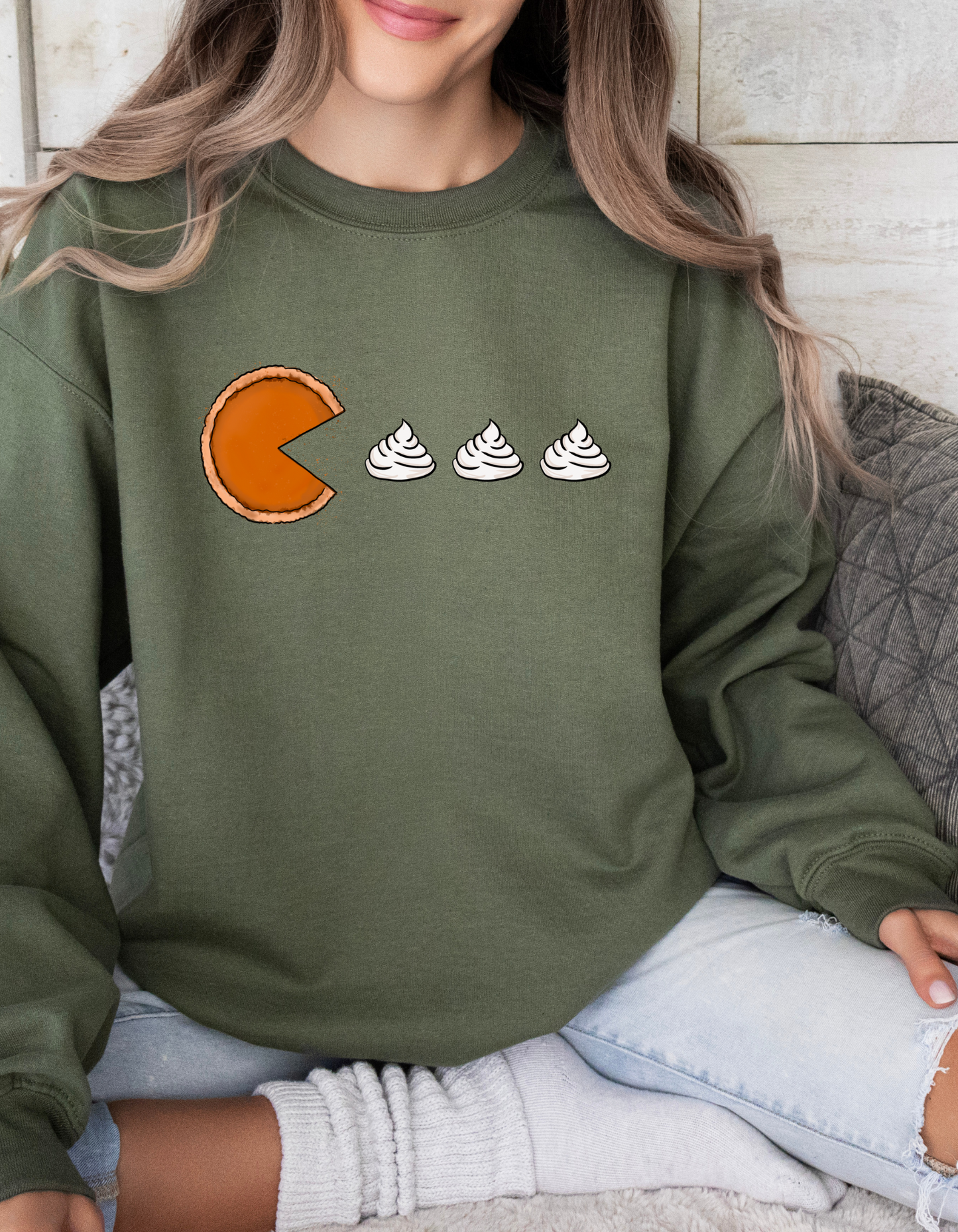 Pacman Pumpkin Pie Sweatshirt