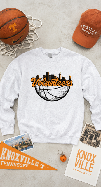 Knoxville Skyline Basketball Sweatshirt