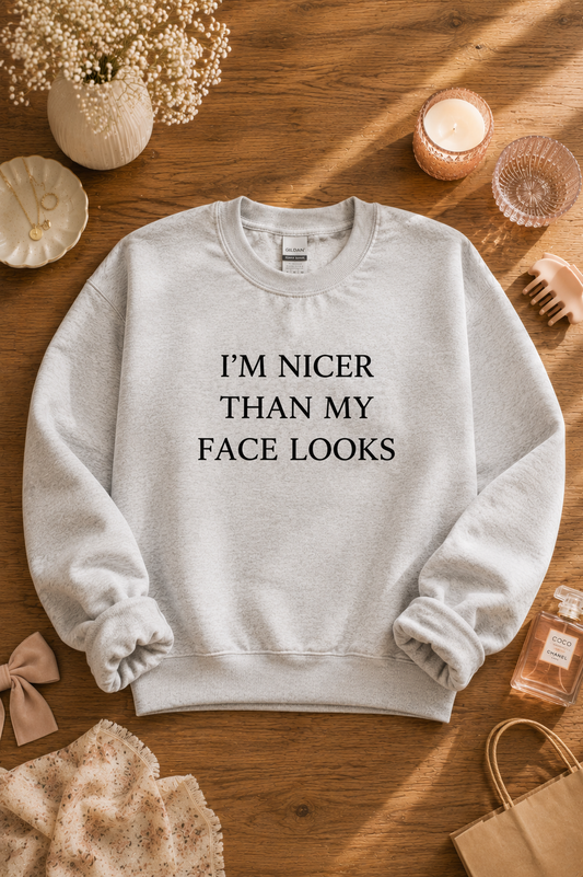 Nicer Than I Look Sweatshirt