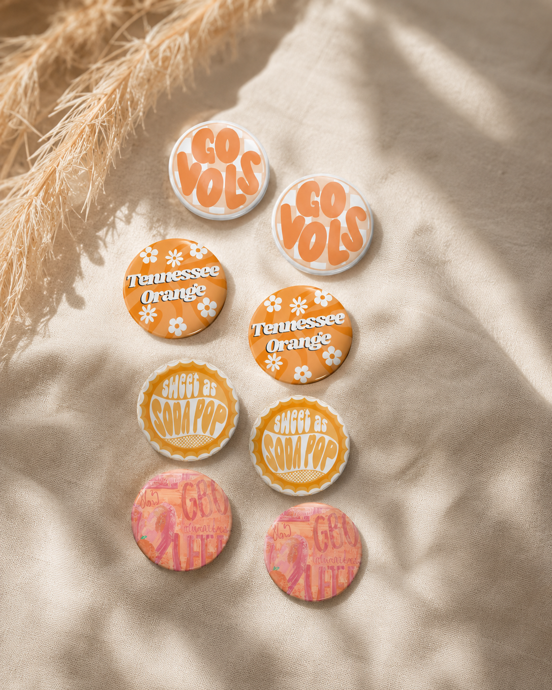 Tennessee Game Day Button Collection - 2.25”