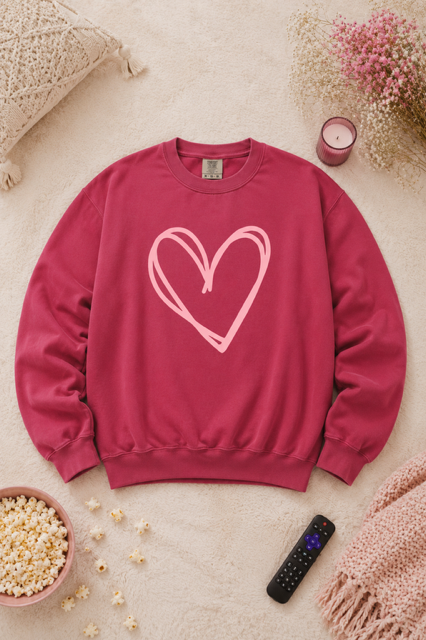 My Blushing Heart Comfort Sweatshirt