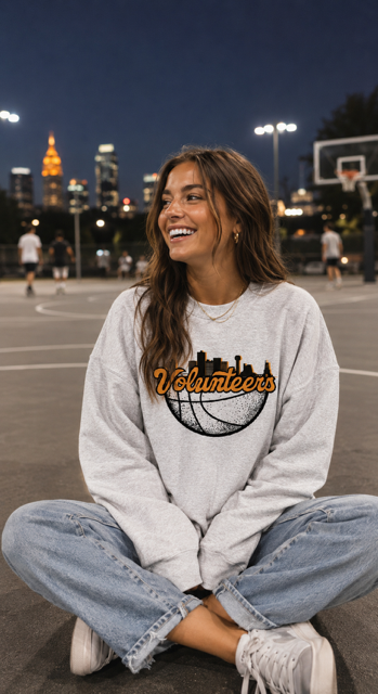 Knoxville Skyline Basketball Sweatshirt