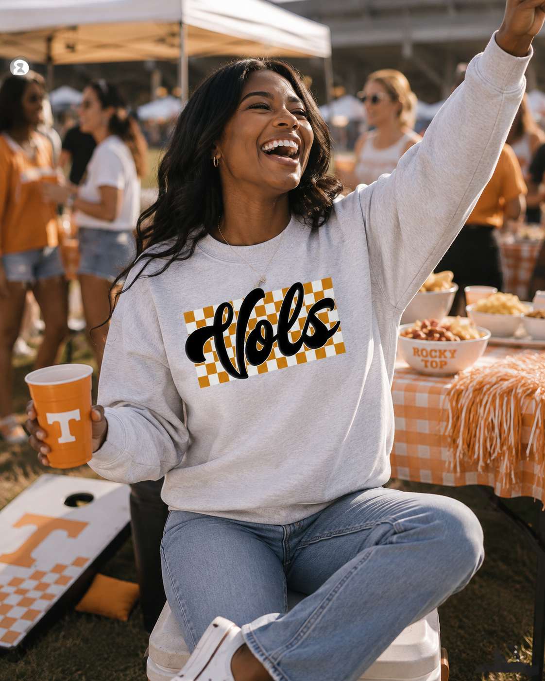 Checkerboard Vols Sweatshirt
