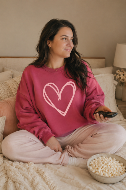 My Blushing Heart Comfort Sweatshirt