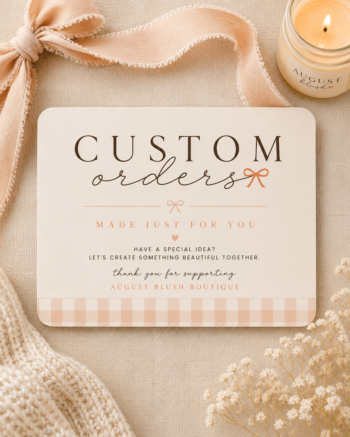 🤎 Custom Order