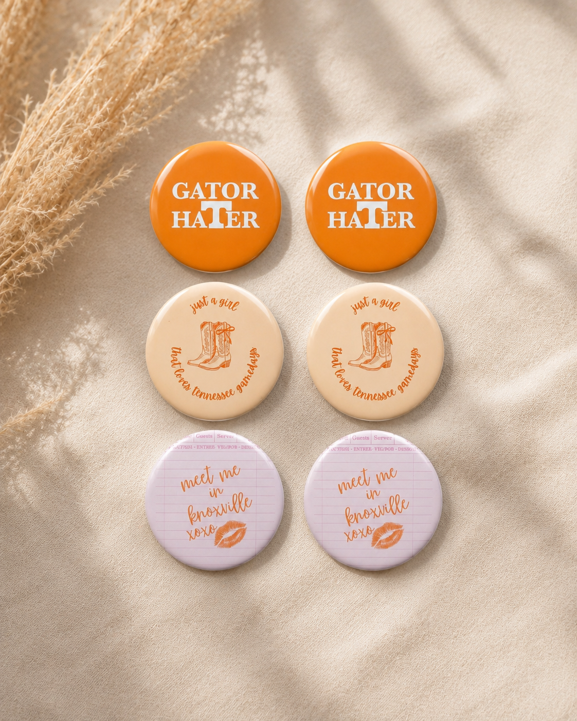 Tennessee Game Day Button Collection - 2.25”