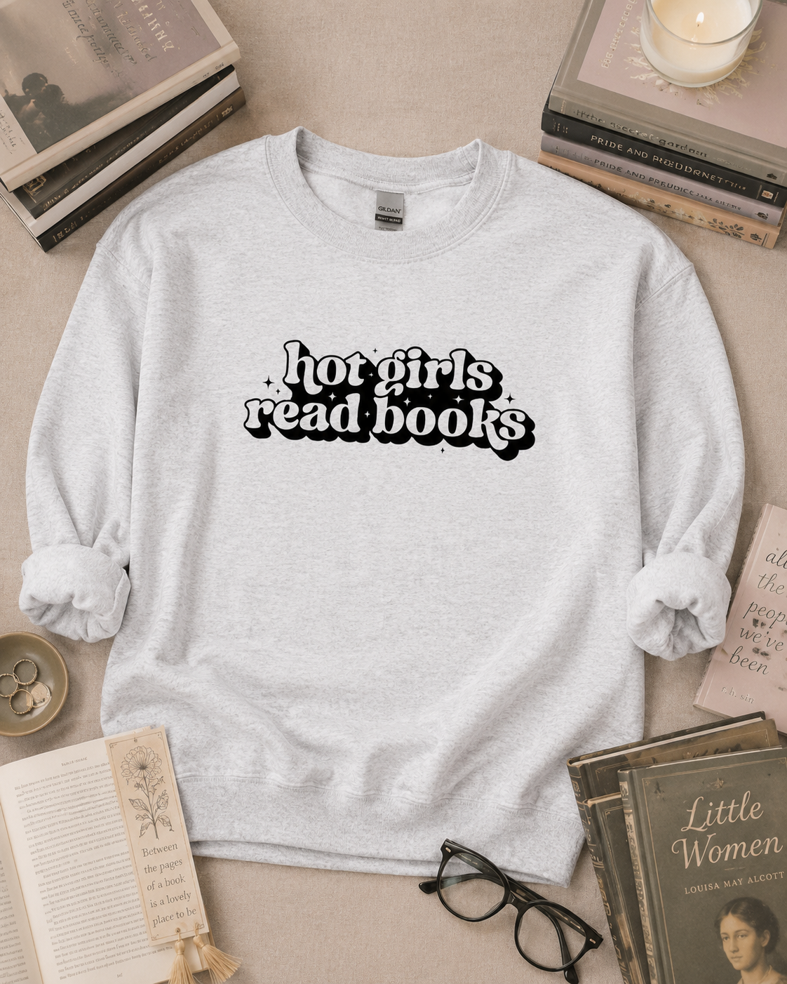 Hot Girls Read Sweatshirt