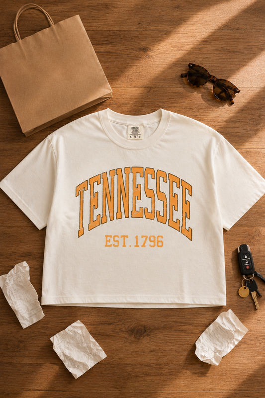 Tennessee Volunteer State Cropped Tee