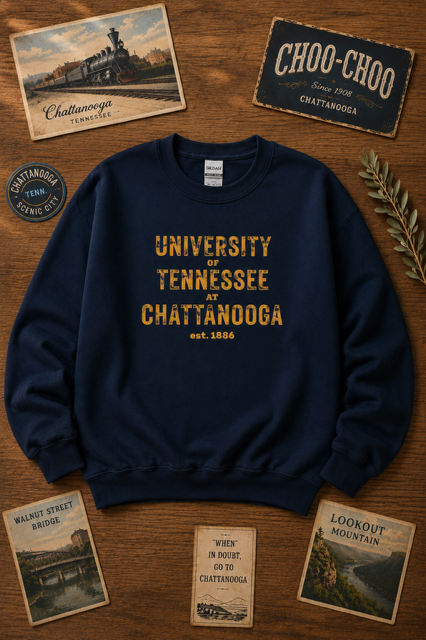 Vintage University of Chattanooga at Tennessee Sweatshirt