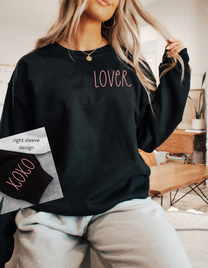 Lover Sweatshirt w/XOXO Sleeve