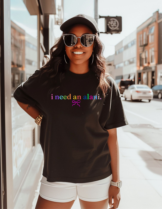 i need an alani bow tee