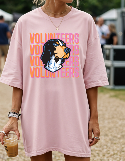 Pink Smokey Volunteers Tee