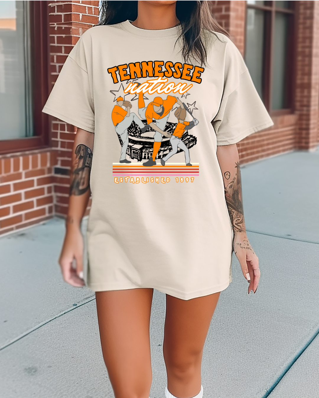 Tennessee Baseball Nation Tee