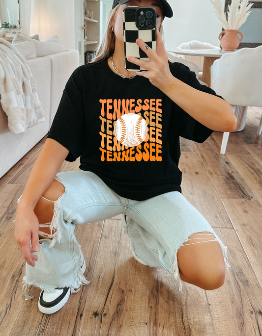 Tennessee Wave Baseball Tee